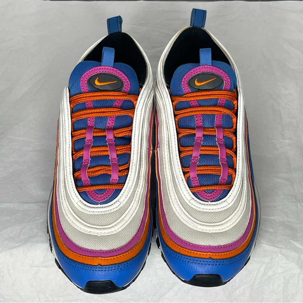 Nike Air Max 97 Multi-Color Active Fuchsia Magma Orange Sneakers Men’s Size 9